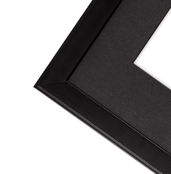 Cambridge University - Murray Edwards College A4 Black Certificate Mount with Black Frame  - 2